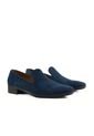 Zapato Loafer Gamuza Azul Oscuro Outfit de Outfit Colombia