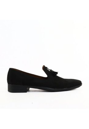 Zapato Hombre Loafer Borlas Negro Outfit