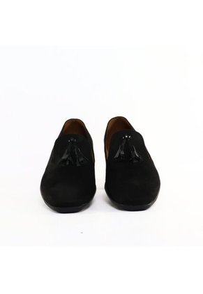 Zapato Hombre Loafer Borlas Negro Outfit