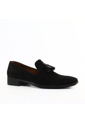 Zapato Hombre Loafer Borlas Negro Outfit