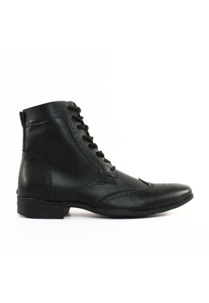 Bota Hombre Negro Outfit Oxford Ecocuero