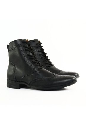 Bota Hombre Negro Outfit Oxford Ecocuero