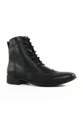 Bota Hombre Negro Outfit Oxford Ecocuero