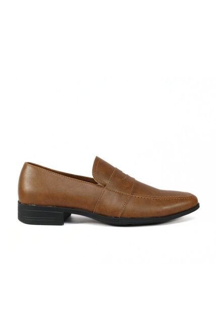 Zapato Loafer Miel Outfit París Ecocuero