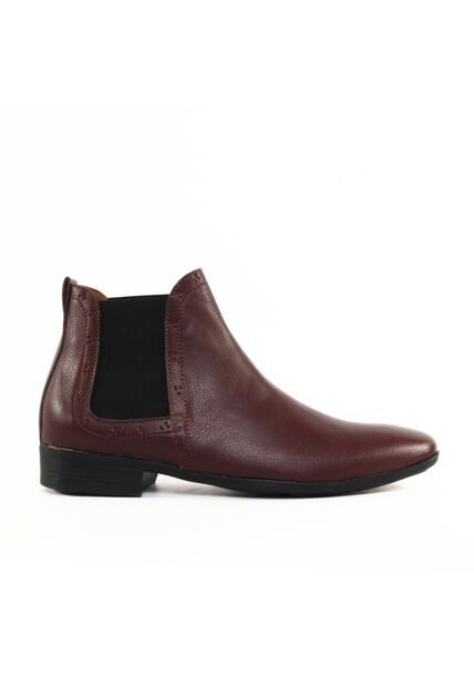 Bota Chelsea Vinotinto  Brillante Outfit