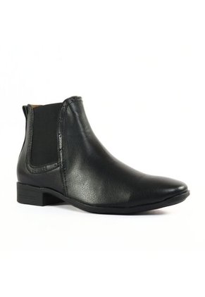 Botin Hombre Negro Brillante Outfit Chelsea