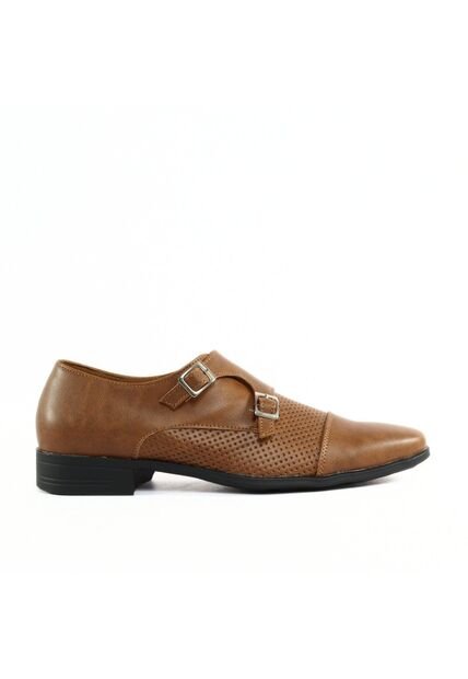 Zapato Hombre Miel Outfit Monk