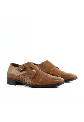 Zapato Hombre Miel Outfit Monk