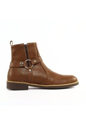 Bota Miel Outfit Heavy Brillante Redondo