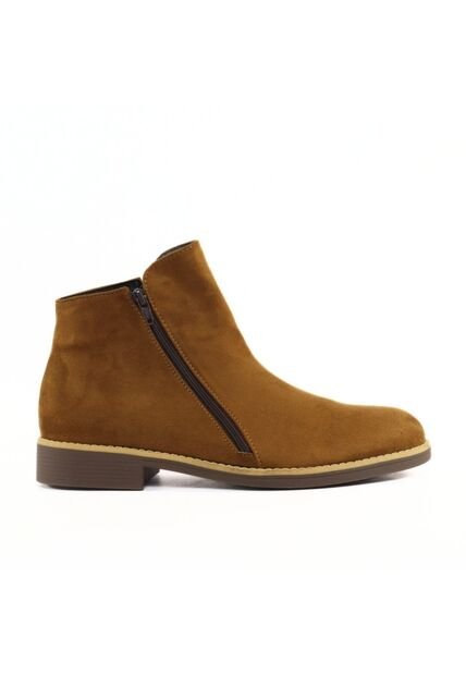 Bota Outfit Duke Miel Gamuza Redondo