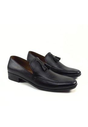 Zapato Loafer Milan Negro Outfit