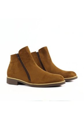 Bota Outfit Duke Miel Gamuza Redondo