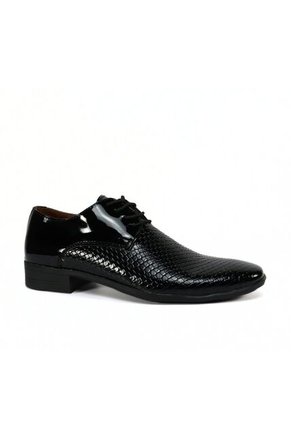 Zapato Hombre Negro Outfit Lisboa Charol