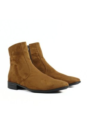 Bota Ginebra Miel  Gamuza Outfit