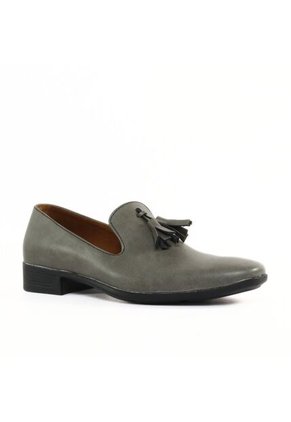 Zapato Hombre Loafer Gris Outfit