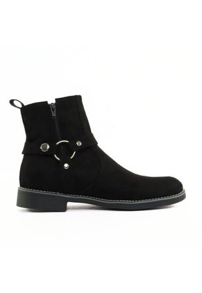 Bota Outfit Heavy Gamuza Redondo Negro
