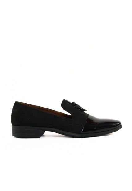 Zapato Loafer Borlas Livorno Negro Outfit