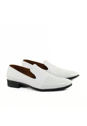 Zapato Loafer Livorno Blanco Outfit