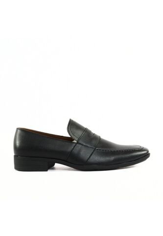 Zapato Loafer Negro Outfit París Ecocuero Outfit Colombia