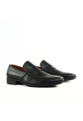 Zapato Loafer Negro Outfit París Ecocuero