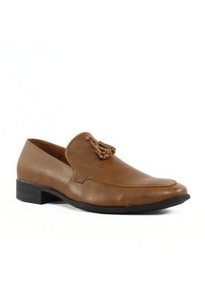 Zapato Milan Tipo Loafer Adorno Miel Outfit