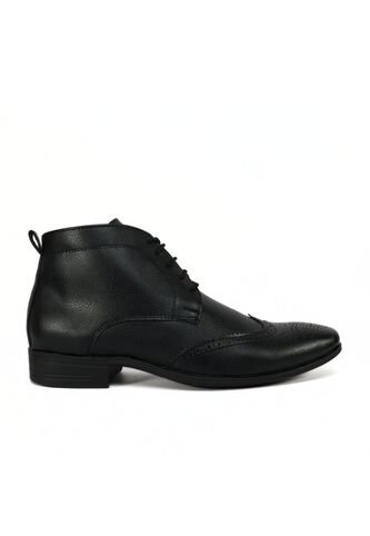 Bota Hombre Stanford Negro Outfit  Ecocuero Outfit Colombia
