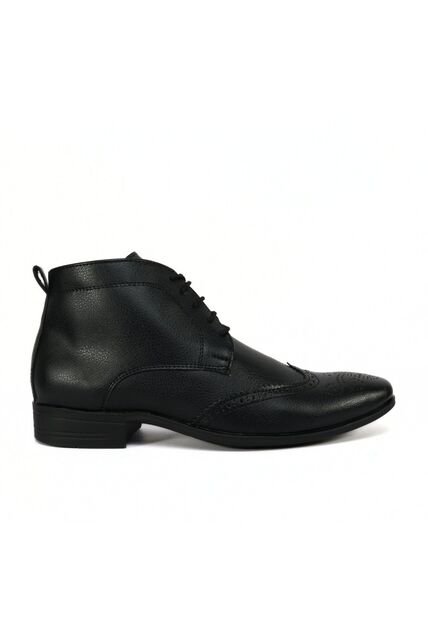 Bota Hombre Stanford Negro Outfit  Ecocuero