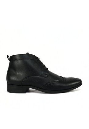 Bota Hombre Stanford Negro Outfit  Ecocuero