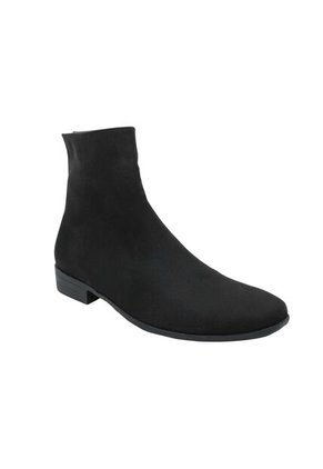 Bota Ginebra Negro Gamuza Outfit