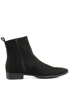 Bota Ginebra Negro Gamuza Outfit