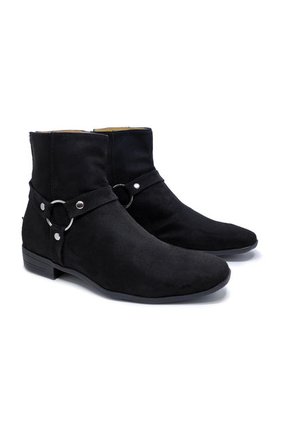 Bota Negro Outfit Heavy Gamuza