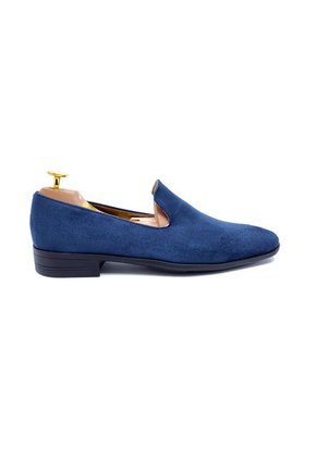 Zapato Hombre Loafer Azul Outfit