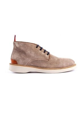 Bota Para Hombre En Cuero Gamuza Beige Overstate CA-6447OV.1