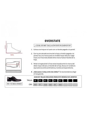 Zapatos Formales 100% Cuero Negro Overstate FO-4853-4704OV
