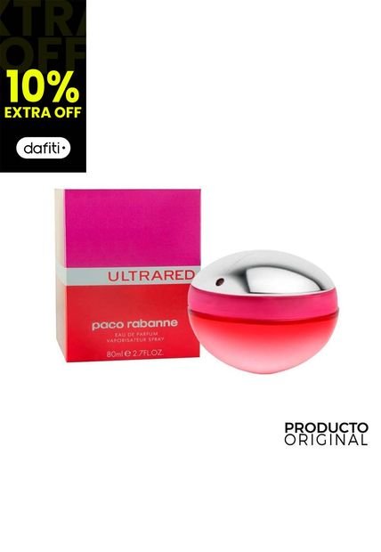 Perfume Ultrared De Paco Rabanne Para Mujer 80 Ml