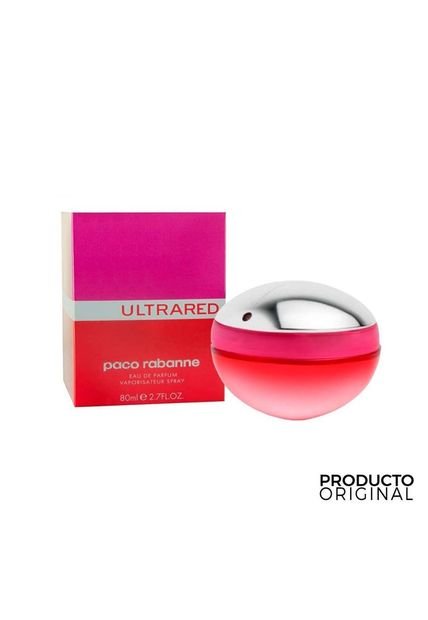 Perfume Ultrared De Paco Rabanne Para Mujer 80 Ml