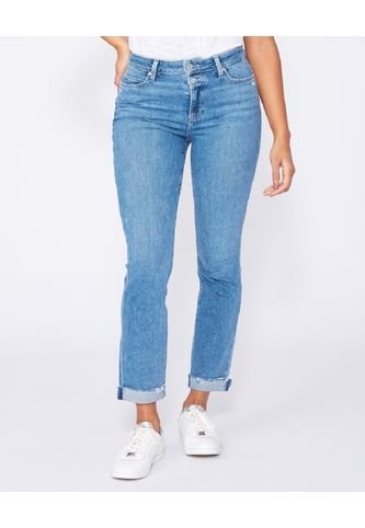 PAIGE - Jeans Paige Mujer Cindy W/ Double Button + Raw Cuff - Neelah Distressed.