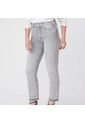 Jeans Paige Mujer Cindy Crop W/ Exposed Buttonfly + Vintage Styling + Undone Hem - Faded Asphalt Distressed. de PAIGE