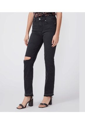 Jeans Paige Mujer Cindy W/ Undone Hem - Night Owl Destructed.