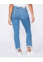 Jeans Paige Mujer Cindy W/ Double Button + Raw Cuff - Neelah Distressed. de PAIGE
