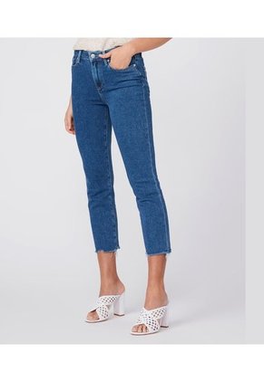 Jeans Paige Mujer Cindy Crop - Imperial W/ Tuned Hem.