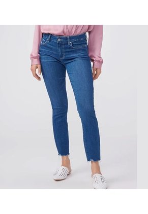Jeans Paige Mujer Verdugo Crop - Juneau Distressed.