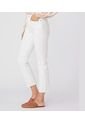 Jeans Paige Mujer Cindy W/ Double Back Belt Loops + Raw Hem - Tonal Ecru. de PAIGE
