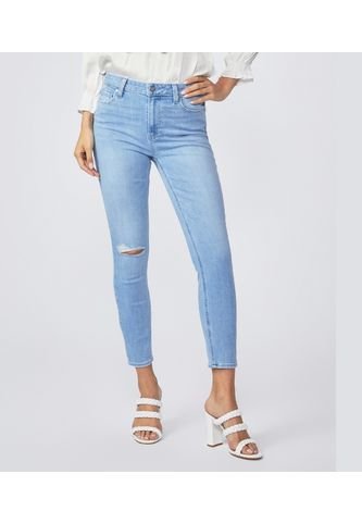 Jeans Paige Mujer Hoxton Crop - Folklore Destructed. PAIGE