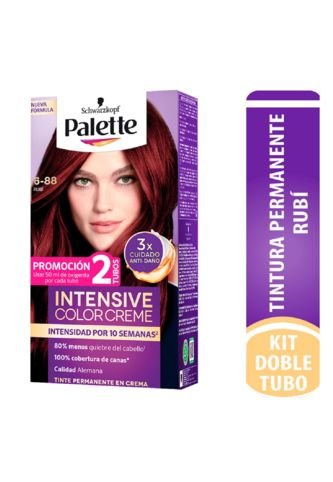 Palette - Tinte Palette Intensive Cc Rubi Doble Tubo 6-88