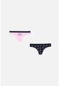 Pack X2 Panties De La Pantera Rosa Negra Y Rosada Para Mujer L de PANTERA ROSA