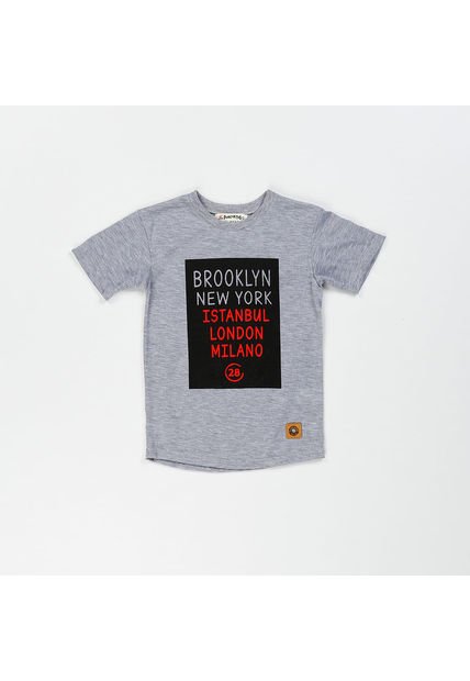 CAMISETA PARCERITOS NIÑO 018908 GRIS JASPE