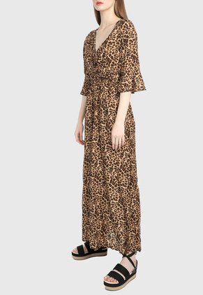 Vestido Café-Negro Paris District