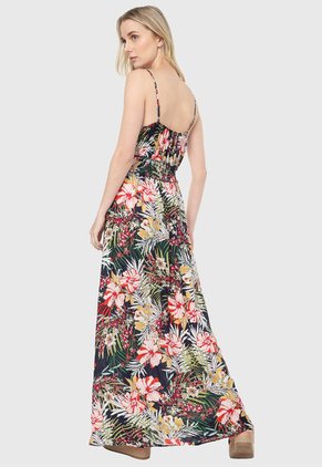 Vestido Azul-Multicolor Paris District