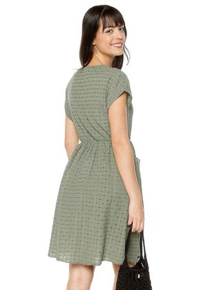 Vestido Verde Pardo Paris District